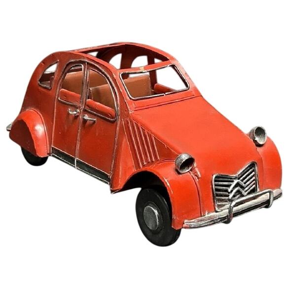 Citroen 2CV Street Classics 1:12 Scale Model Diecast Replica, Red - Picture 1 of 9